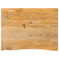 Gossi blat de masa contur organic 90x60x2,5 cm lemn masiv de mango