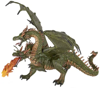 Figurina Papo Fantasy World – Dragon cu doua capete
