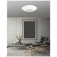 Plafoniera ERA Alb Sticla & Crystal Alb Metal LED E27 2x12W IP20 Fara bec