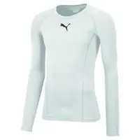 Bluză fotbal bărbați cu mâneci lungi Liga Baselayer alb