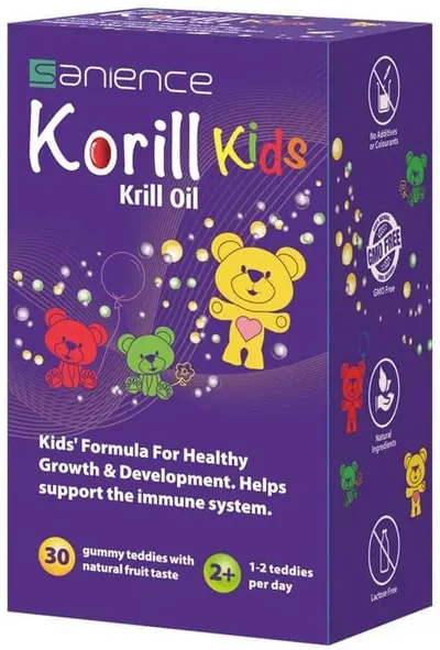 Korill Kids, 30 tablete de jeleu, Sun Wave Pharma