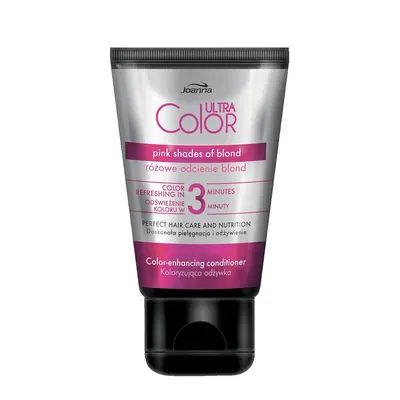 Balsam colorant de par pentru nuante de blond cu tonuri de roz Ultra Color, Joanna | 100 g