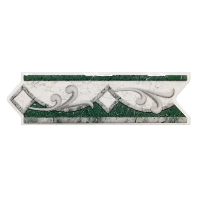 Brau decorativ faianta baie / bucatarie V 604 Esmeralda 6 x 20