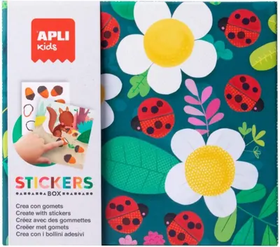 Joc cu stickere Apli - Buburuza
