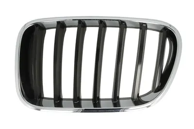 Grila radiator Stanga potrivit BMW X3 (F25) 1.6-3.0D 2010-2017 pana in 2014 - (crom/negru)