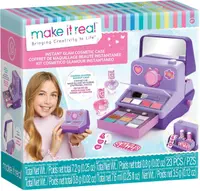 Set cosmetice pentru copii Make it Real - Instant Glam Cosmetic Case, 23 piese