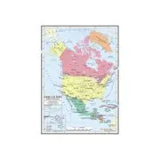 Harta de America de Nord A4
