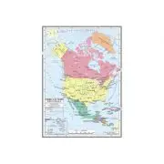 Harta de America de Nord A4