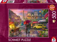 Puzzle Schmidt din 500 piese - Parisul în ploaie