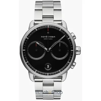 Ceas Nordgreen Nordgreen PI42SI3LSIBL Mens Watch Pioneer Chronograph 42mm 10ATM
