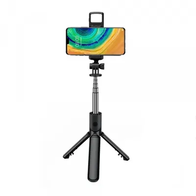 Selfie Stick Bluetooth Techsuit S03-S, Universal, Negru