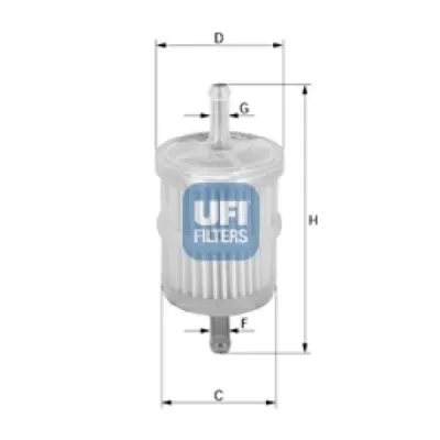 Filtru combustibil UFI 31.010.00