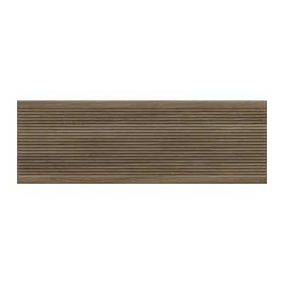 Gresie tip parchet interior Toronto Brown Relief 20 x 60 cm mata
