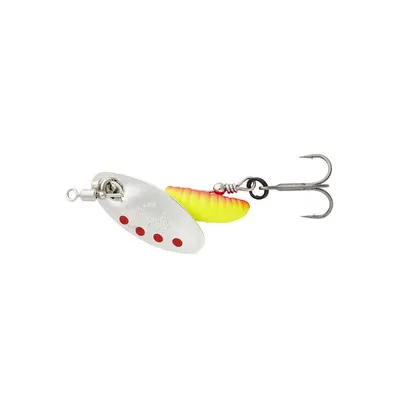 Rotativa Savage Gear Spinner Grub Nr. 2, / 5.8g Sinking Silver Red Yellow