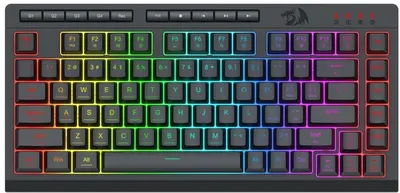 Tastatură gaming Redragon - Crescent K524, optic, RGB, negru
