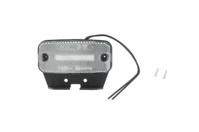 Lumini clarificare stanga dreapta, alb, LED, inaltime 54,2mm; latime 114,4mm; adancime 22,3mm, in relief, cu cuier, 12 24V