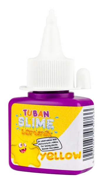 Colorant pentru slime Tuban - Galben, 35 ml