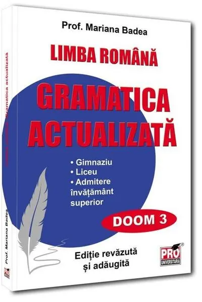Limba română, gramatica actualizată pentru elevi - Paperback brosat