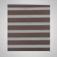 Jaluzea tip zebra, 120 x 175 cm, cafeniu