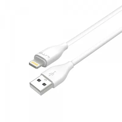 Cablu Date si Incarcare USB-A - Lightning Lito LD03L, 18W, 1m, Alb