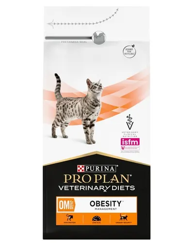 PURINA PRO PLAN Veterinary Diets Feline OM St/Ox Obesity Management hrană uscată 1,5 kg