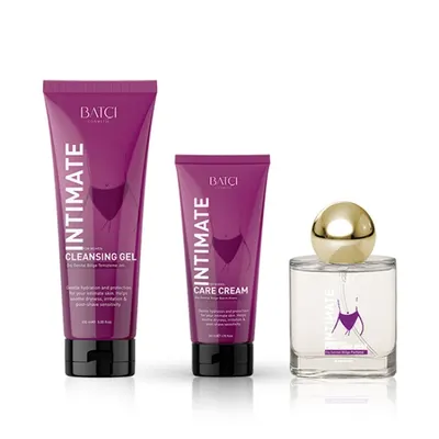 Set igiena intima - cleanser gel/crema/parfum BATCI - femei