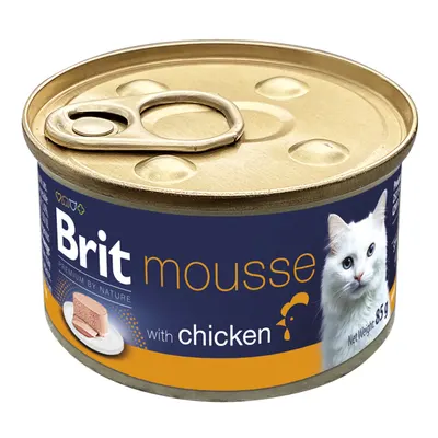 Brit Premium by Nature Cat Mousse with Chicken 85 g