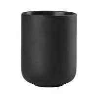 Suport pentru periuța de dinți negru din gresie ceramică Sensu – Zone