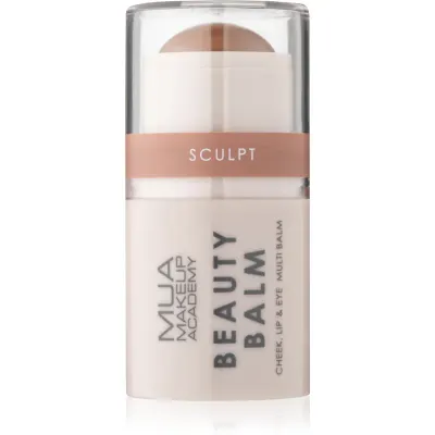 MUA Makeup Academy Beauty Balm baton de contur cu efect autobronzant culoare Sculpt 4 g