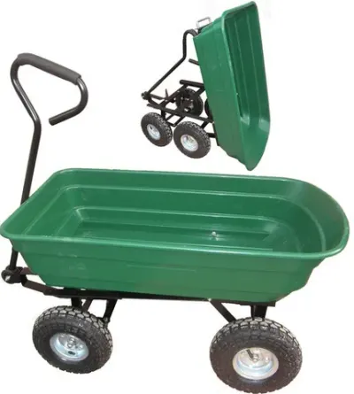 Carucior de gradina, cupa basculabila 75L