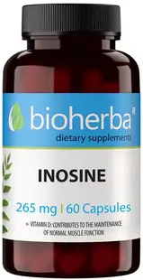 Inosine, 265 mg, 60 capsule, Bioherba