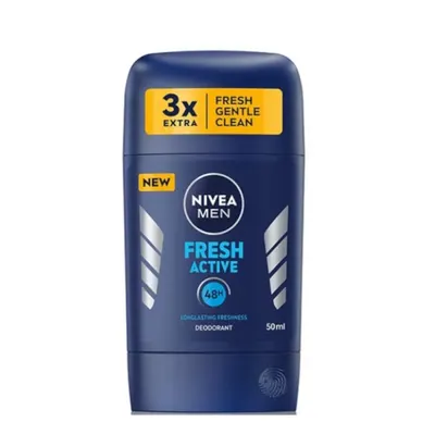 Deodorant Stick pentru Barbati, Nivea Fresh Active, 50 ml