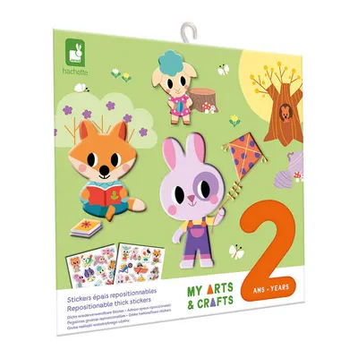 Set creativ Janod - Stickere bombate reutilizabile