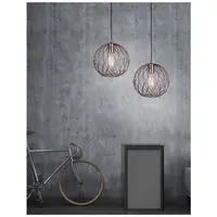 Lampa suspendata ERIBERTO Rust Cooper Metal LED E27 1x12W IP20 Fara bec
