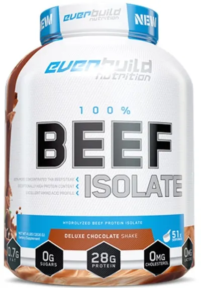 Ultra Premium 100% Beef Isolate, ciocolată dublă, 1.81 kg, Everbuild