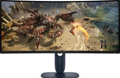 Monitor de gaming Dell - Alienware AW3425DWM, 34'', 180Hz, 1ms, VA, FCurved