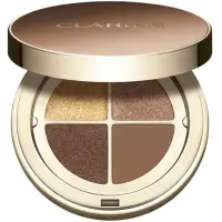 Clarins Ombre 4 Colour Eye Palette paletă cu farduri de ochi pentru un efect de lunga durata culoare 04 - Brown Sugar Gradation 4.2 g