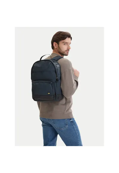Rucsac material textil - albastru - One Size INTL