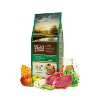SAM'S FIELD Junior Large Breed, L-XL, Miel, hrană uscată conținut redus cereale câini junior, 13kg