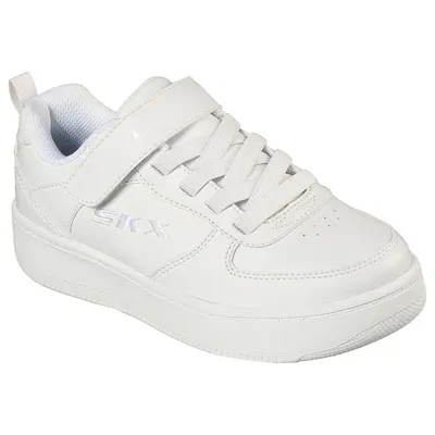 Pantofi sport copii Skechers Sport Court 92 Zelder, alb 28