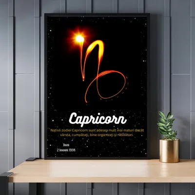 Rama foto personalizata Capricorn