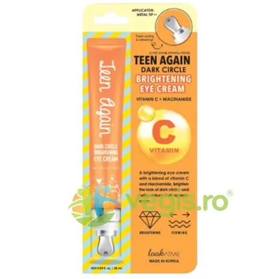 Crema pentru Zona Ochilor cu Vitamina C si Niacinamide Teen Again 25ml