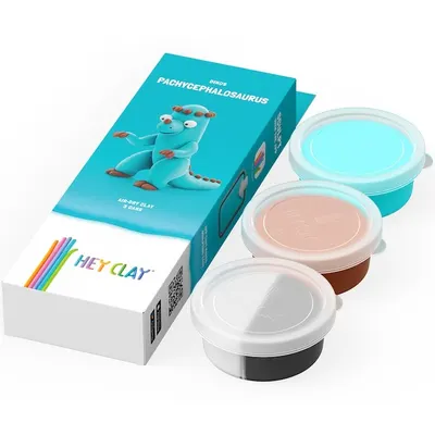 Set creativ din lut - Hey Clay Dinos - Pachycephalosaurus