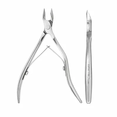Clește Profesional Cuticule Staleks Expert NE-100-5, 5 mm pentru Manichiură și Pedichiură