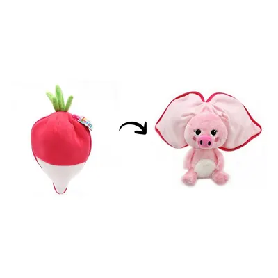 Jucărie de pluș Flipetz 2in1 Piglet – Les Deglingos
