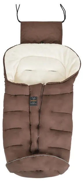 Sac de iarna pentru carucior Cangaroo - Fluffy, maro