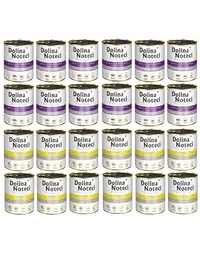 DOLINA NOTECI Premium Mix conserve iepure și merișoare și pui 24x800 g hrană câini