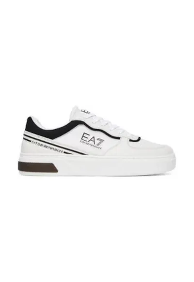 Tenisi barbati - Emporio Armani 305577627 - piele ecologica - alb/negru
