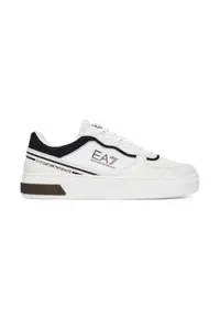Tenisi barbati - Emporio Armani 305577627 - piele ecologica - alb/negru