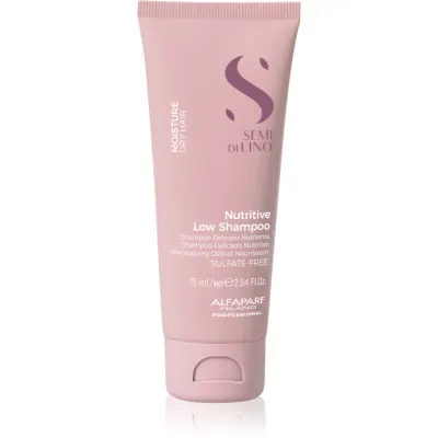 Alfaparf Milano Semi di Lino Moisture șampon pentru par uscat 75 ml